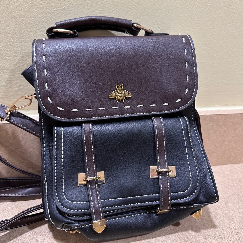 Elegant Brown and Black Women's Bag